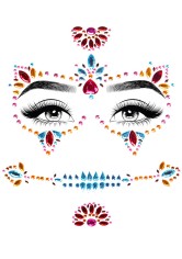 EYE020 Dotd Adhesive Face Jewels Sticker