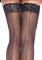 Sheer Stocking With Back Seam Lace Top