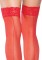 Sheer Stocking With Back Seam Lace Top