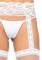 Sheer Thi Hi With Lace Garter Belt