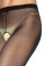 Plus Size Sheer Nylon Crotchless Pantyhose Plus Si Black