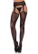 Patchwork Floral Lace Stockings With Attached Garterbelt