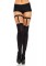 Studded Elastic Garter Suspender