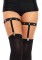 Studded Elastic Garter Suspender
