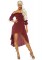 Gauze High Low Peasant Dress With Tie Up Waist And Sleeves