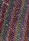 Rainbow Lurex Glitter Fishnet Anklets