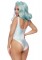 3775 Holographic Metallic Spandex Bodysuit