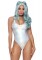 3775 Holographic Metallic Spandex Bodysuit