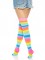 6600 Acrylic Neon Rainbow Thigh Highs