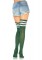 6605 Athlete Thigh Hi With 3 Stripe Top