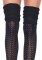 Acrylic Pointelle Over The Knee Scrunch Sock