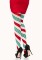 7955 Holiday Ribbon Striped Tights