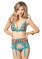 3 Piece Leopard Print Bra Top,garter Belt,brazilian Panty
