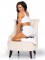 81624 3 Pc Ultra Soft Cozy Knit Cropped Tank, Boyshort, And Matching Knee Socks