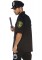 4 Piece Mens Police Shirts , Hand Cuff, Hats And Baton