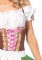 83311 2 Piece Gretchen Incl Dress With Trim & Stockings With Bows