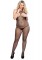 Plus Size Fishnet Halter Bodystocking Open Plus Si Black