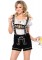 85221 2 Piece Edelweiss Lederhosen Velveteen Lederhosens Peasant Top