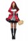 85230 2 Piece Gothic Red Riding Hood, Includes Satin And Brocade Peasant Dress W