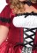 85230X 2 Piece Plus Gothic Red Riding Hood Peasant Dress And Hooded Cape