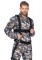 2 Piece Paratrooper Zipper Front Camo Flight Suit Body Harness