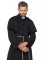 2 Piece Priest Robe With Attached Cape And Cross Belt