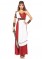 3 Piece Spartan Goddess,dress With Apron And Belt,arm Wraps,headband