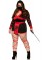 85401X 3 Pc Dragon Ninja, Includes Hooded Romper With Keyhole Cut Out, Dragon Pr