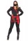 4 Piece Ninja Assassin Hooded Cross Body Top Pants Gauntlets Mask