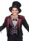 85497 3 Piece Sinister Ring Master Jacket Shirt Vest Combo Top Hat