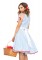 85509 2 Piece Kansas Sweetie Gingham Dress And Ribbon Trimmed Apron