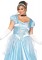 3 Piece Classic Cinderella,long Satin Ball Gown,choker,headband