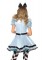 2 Piece Hypnotic Miss Alice,dress With Mesmorizing Print Apron,bow Headband