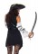 85563 4 Piece Black Sea Buccaneer, Dress, Sleeves With Wrap, Belt, Hat