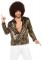 Gold Foil Zebra Disco Shirt