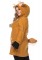 85587X Cozy Fawn, Zipper Front Fleece Dress With Ear Hood And Fawn Tail