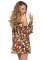 85610 2 Piece Starflower Hippie, Cold Shoulder Floral Fringe Dress, Flower Headb