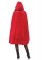 2 Piece Classic Red Riding Hood,tea Length Peasant Dress,hooded Cape