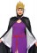 4 Piece Deadly Dark Queen,dress,cape,cowl Head Piece,crown