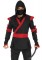85653 5pc Ninja, Includes Shirt With Attached Wraps, Belt, Pants With Attached W