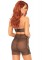 86109 2 Pc Eyelash Lace Keyhole Halter Dress With Scalloped Lace Cut Out Details