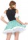 2 Piece Clover Ocutie,peasant Dress With Puff Sleeves,hair Bow