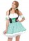 2 Piece Clover Ocutie,peasant Dress With Puff Sleeves,hair Bow