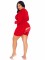 86649X Brushed Rib Romper Long Johns With Cheeky Snap Closure Back Flap