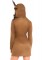 86657 Reindeer Long Sleeve T Shirt Dress With Antler Hood