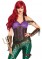 3 Piece Rebel Mermaid,halter Catsuit With Scale Leggings,hip Belt And Pocket Leg
