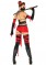 86693 6 Piece Killer Ninja, Bikini Bodysuit, Thigh Highs, Arm Warmers, Waist Sas