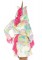 86724X Enchanted Unicorn, Features Velvet Zipper Front Dress With Tail And Magic