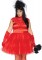 86730X 2 Pc Beetle Bride, Includes Satin And Lace Dress With Tiered Tulle Skirt,