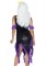 86764 2 Pc Sultry Sea Witch, Includes Velvet Dress With Shimmer Tentacle Skirt A